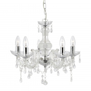 Marie Therese 5Lt Pendant - Clear Glass & Acrylic