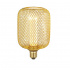 Wire Mesh Effect Globe Lamp - Gold Metal E27