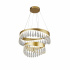 Jewel LED Flush Ceiling Light - Gold & Crystal