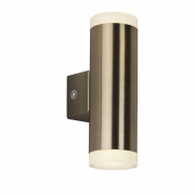 Metro LED Outdoor Wall Light- Stainless Steel, Frosted Glass