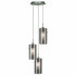 Duo 2 3Lt Bar Pendant - Smoked Glass & Frosted Inner