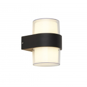 LUMINA 1LT CEILING FLUSH WITH FROSTED RIBBED GLASS