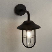 Toronto Outdoor Wall Light - Satin Silver & Clear Glass