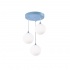 BUBBLES BATHROOM LED BUBBLE WALL LIGHT, CHROME. WHITE PULL SWITCH