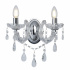 Marie Therese 5Lt Pendant - Chrome & Clear Crystal