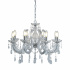 Marie Therese 12Lt Chandelier - Chrome & Clear Crystal