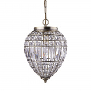 Moscow Pendant - Chrome & Ribbed Glass