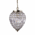 Moscow Pendant - Chrome & Ribbed Glass