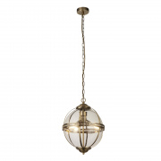 Coronet 3Lt Pendant - Chrome with Clear Glass