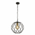 CYCLONE  5LT MULTI DROP PENDANT WITH CLEAR GLASS