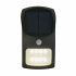 Solar LED Wall Light With PIR - Black ABS & Frost PC