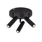 OUTDOOR LED UP/DOWN LIGHT WALL BRACKET - BLACK - CLEAR DIFFUSER
