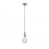 FINESSE 1 LT ROUND PENDANT WITH WAVEY BAR DETAIL - BLACK WITH GOLD LAMPHOLDER
