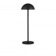 Portobello Portable Table Lamp - Black Metal, IP54