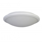 Knutsford LED Flush- White, Frosted Glass Shade, IP44