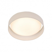 Gianna LED Flush Ceiling Light - Acrylic, & Fabric Shade