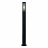 Batton Outdoor Wall Light - Black & Smoked Diffuser, IP44