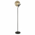Punch Table Lamp - Black with Punched Champagne Glass
