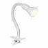 Desk Partners Flex Clip Task Lamp - White Metal