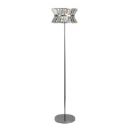 Uptown 2Lt Table Lamp - Chrome with Clear Crystal