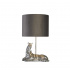 Ethan Table Lamp - Gold, Marble Base & Black Drum Shade