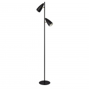 x Stylus Multi Head Table Lamp - Black And Gold