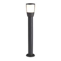 Tucson Outdoor Post - Grey Metal & Polycarbonate - 0598-900GY 0598-900GY