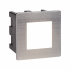 ANKLE LED INDOOR/OUTDOOR RECESSED SQUARE, STAINLESS STEEL, OPAL WHITE DIFFUSER