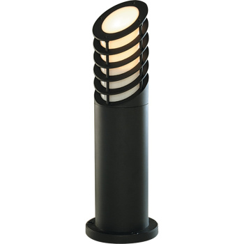 Svietidlá Searchlight - Bollards 450mm Outdoor Post - Black Aluminium & Glass, IP44 | KÓD: 1086-450