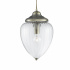 Moscow Pendant - Antique Brass & Ribbed Glass