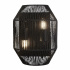 CHAPLIN RECTANGULAR LED WALL LIGHT, MATT BLACK - 100MM