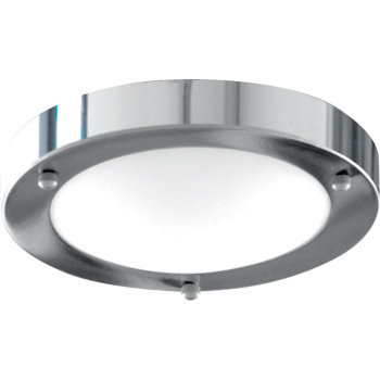 Svietidlá Searchlight - Dublin  Flush  - Chrome Metal & Acid Glass | KÓD: 1131-31CC