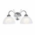 MILANESE - 5LT CEILING, SATIN SILVER, ALABASTER GLASS