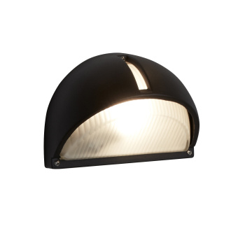 Svietidlá Searchlight - Kentucky LED Outdoor Wall Light  -  Black, Frosted, IP44 | KÓD: 130