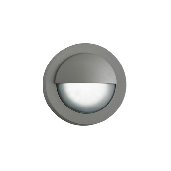 Svietidlá Searchlight - Bangor Outdoor Wall Light- Grey Metal & Polycarbonate | KÓD: 1402GY