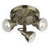 FOCUS - 4LT SPOTLIGHT SPLIT-BAR, ANTIQUE BRASS