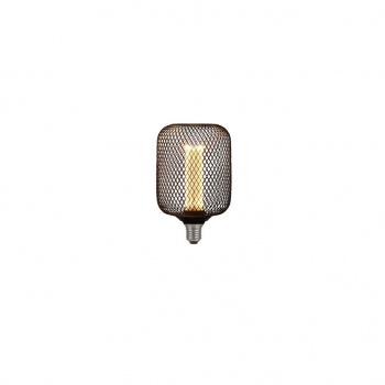 Svietidlá Searchlight - Wire Mesh Effect Drum Lamp - Black Metal | KÓD: 16002BK
