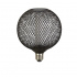 Wire Mesh Effect Drum Lamp - Gold Metal E27