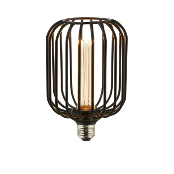 Svietidlá Searchlight - Drum Lamp - Black Metal | KÓD: 16005BK