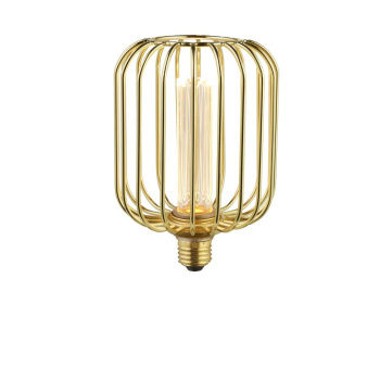 Svietidlá Searchlight - Drum Lamp - Gold Metal | KÓD: 16005GO
