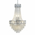 Louis Phillipe 11Lt Chandelier - Chrome & Crystal