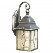 TORONTO  - 1LT OUTDOOR PENDANT, SATIN SILVER, CLEAR GLASS