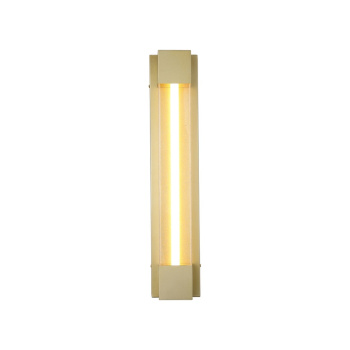 Svietidlá Searchlight - Sacramento OD LED Wall Light - Stainless Steel, Painted Gold | KÓD: 17670GO