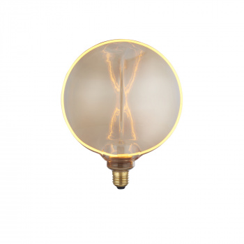 Svietidlá Searchlight - L Decorative Lamp - Amber Glass,4W,1800K,190Lm | KÓD: 18801AM