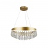 JEWEL LED PENDANT GOLD WITH CRYSTAL