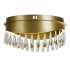JEWEL LED WALL LIGHT, GOLD WITH CRYSTAL
