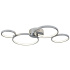 SOLEXA 6 RING LED CEILING FLUSH, CHROME