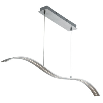 Svietidlá Searchlight - Wing Bar Pendant - Satin Silver Metal | KÓD: 2076SS