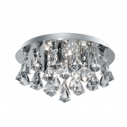 Belle LED Bathroom Chandelier - Chrome & Crystal, IP44