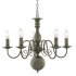 Greythorne 8Lt Pendant - Textured Grey Metal